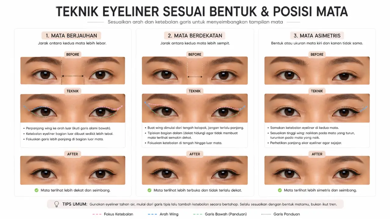eyeliner sesuai bentuk mata