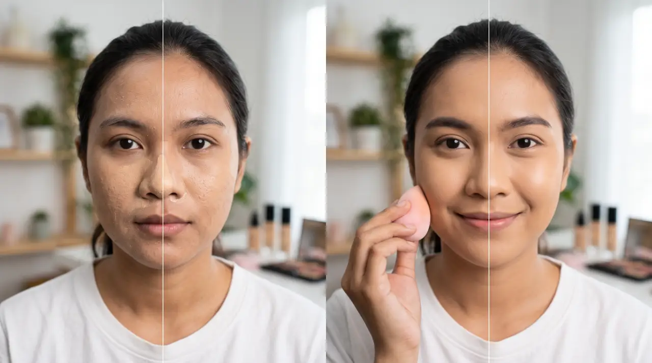 urutan makeup untuk kulit berminyak