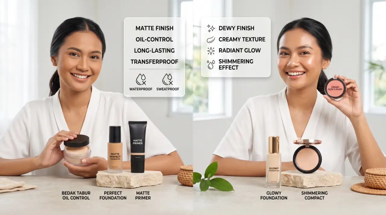 urutan makeup untuk kulit berminyak