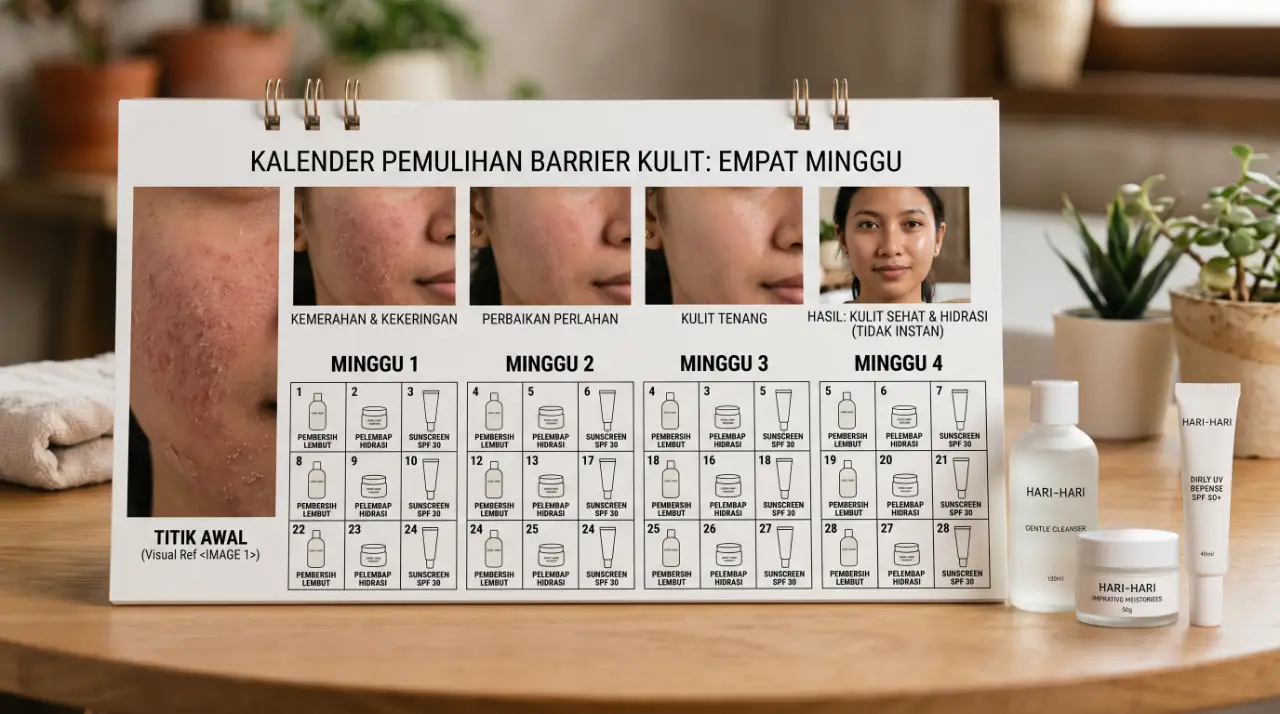cara memperbaiki skin barrier rusak