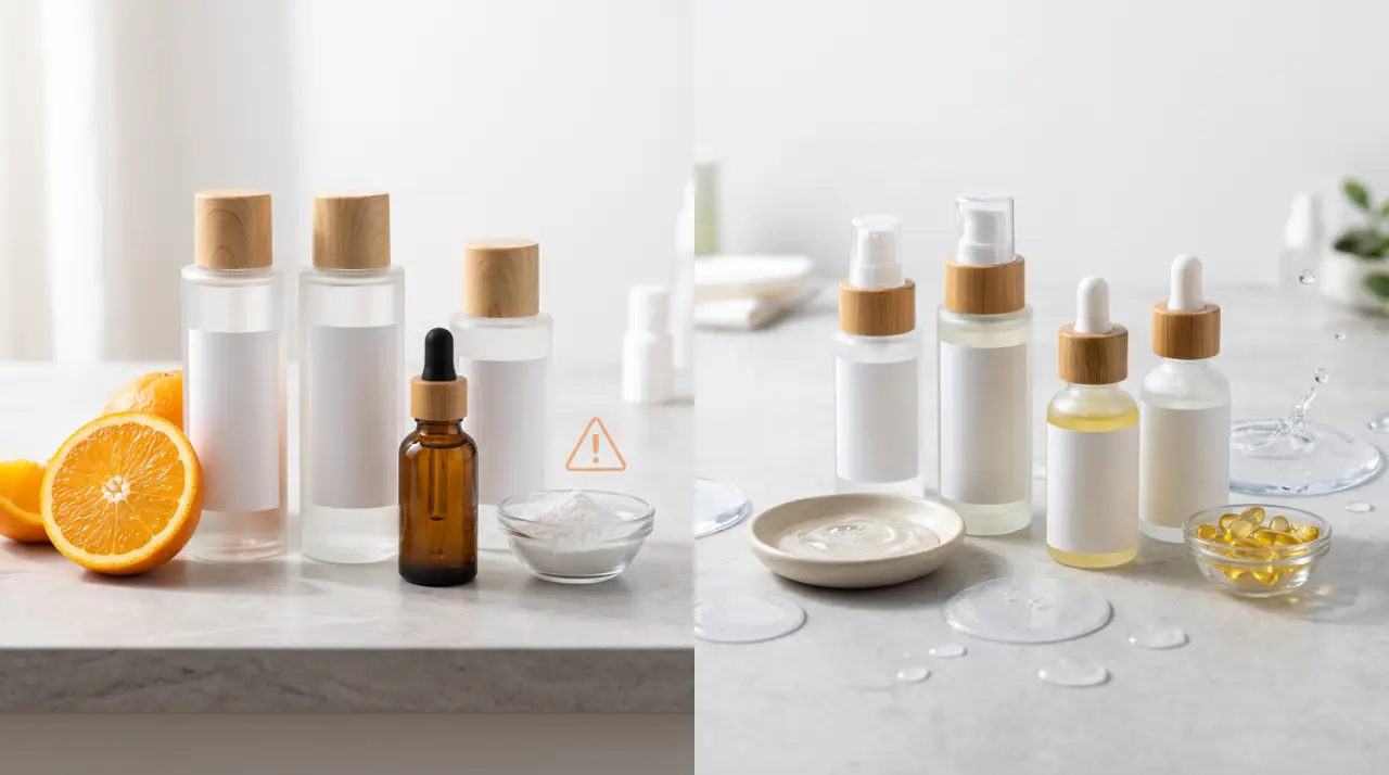 kandungan skincare yang tidak boleh dicampur