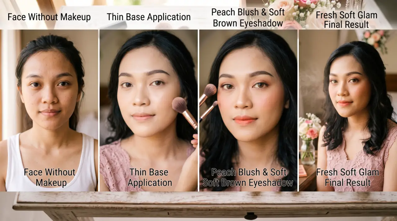 tutorial makeup bridesmaid