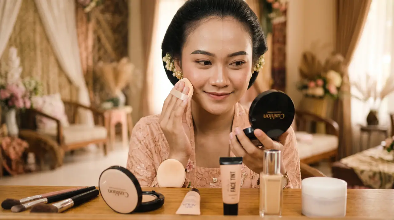 tutorial makeup terima tamu