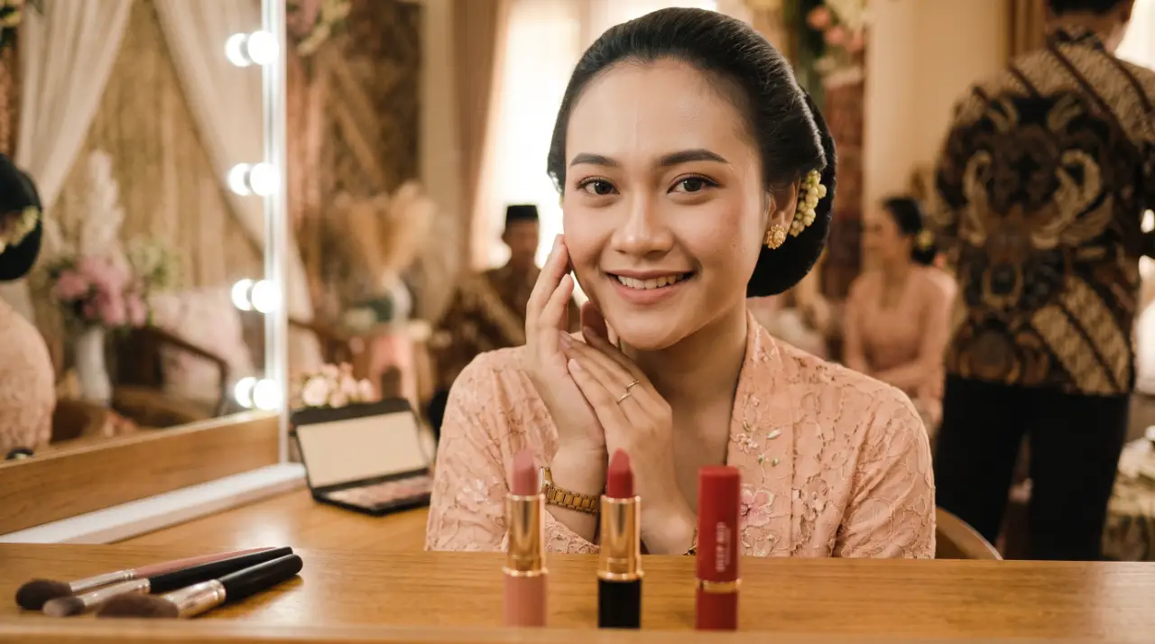 tutorial makeup terima tamu
