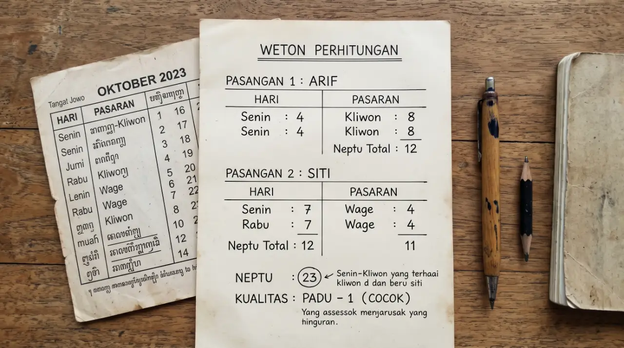 arti hasil weton jodoh