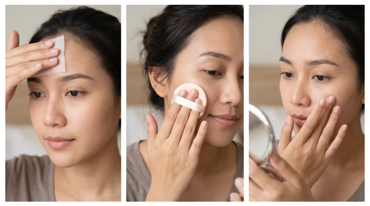 cara reapply sunscreen di atas makeup
