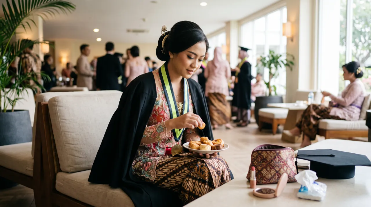 cara agar lipstik tahan lama saat wisuda