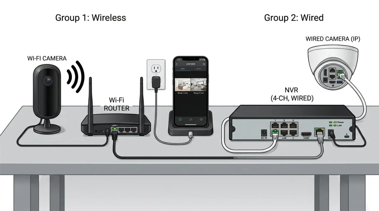 cara menghubungkan cctv ke hp