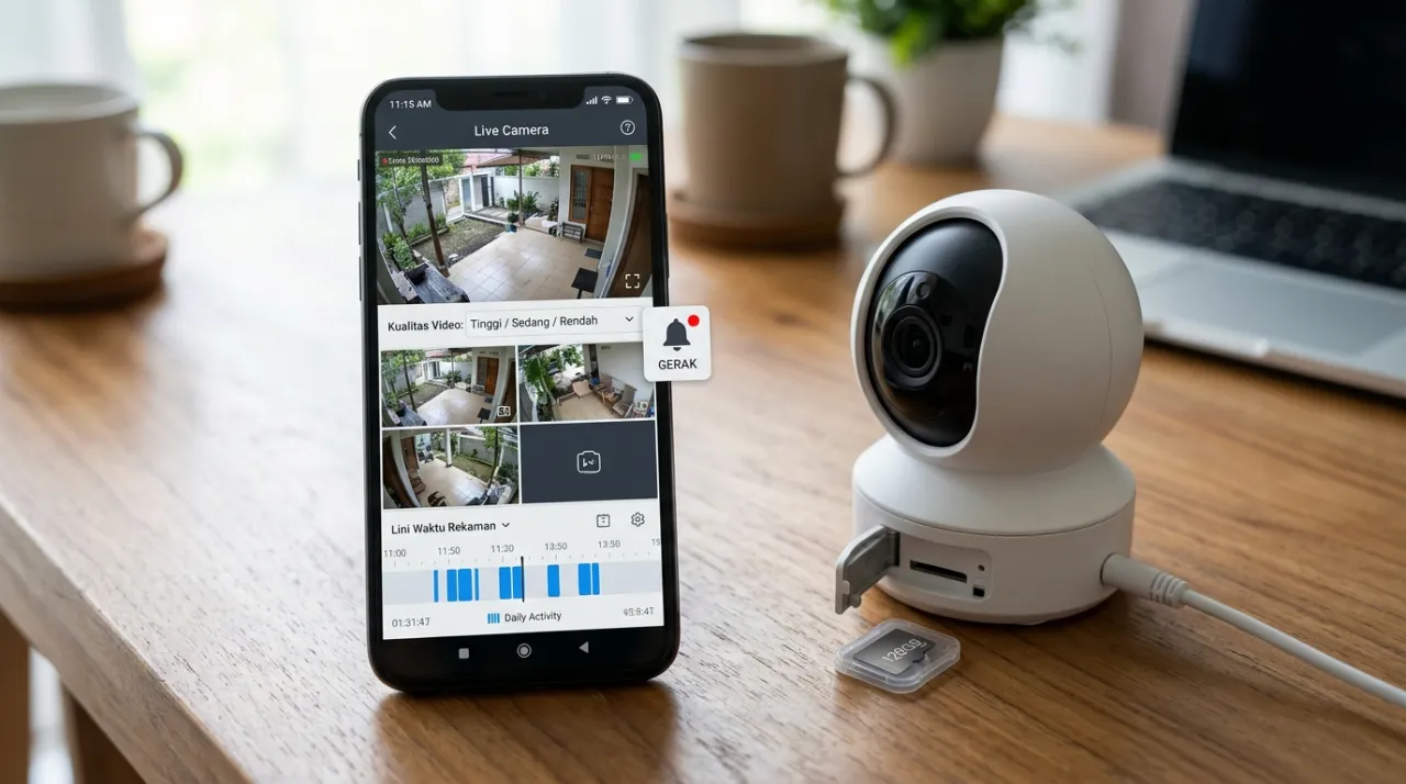 cara menghubungkan cctv ke hp