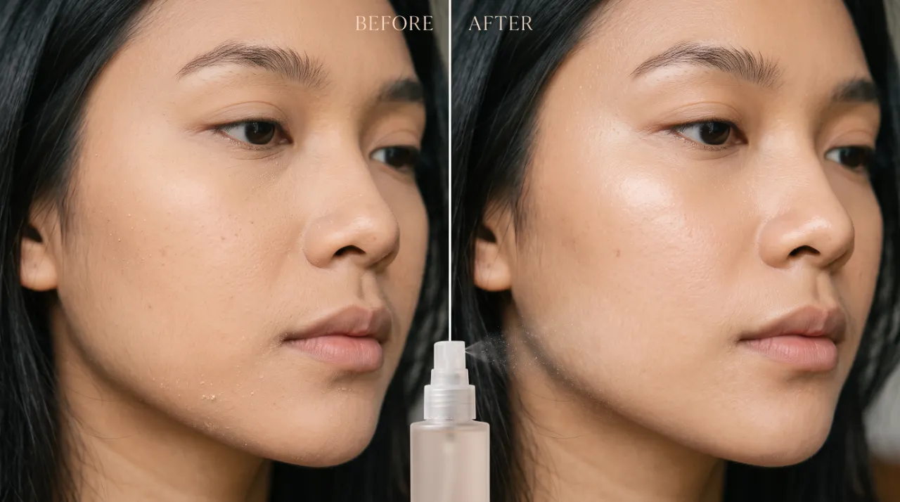 setting spray vs fixing spray