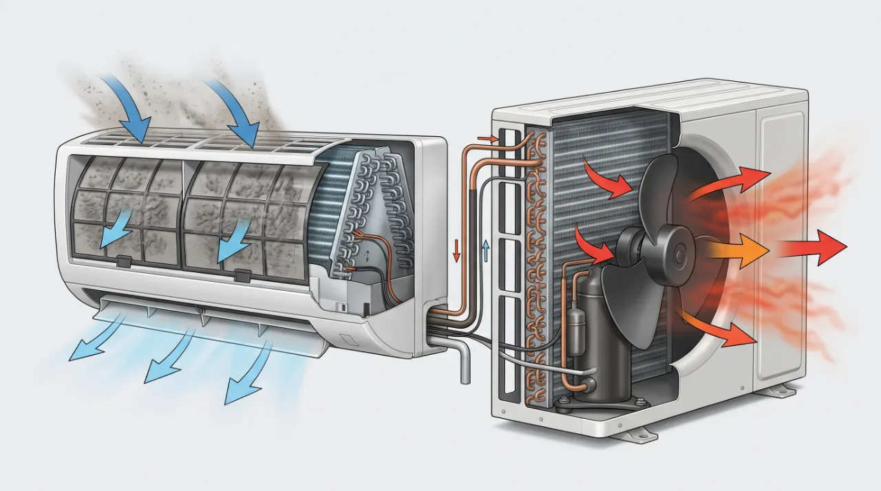 service AC tidak dingin