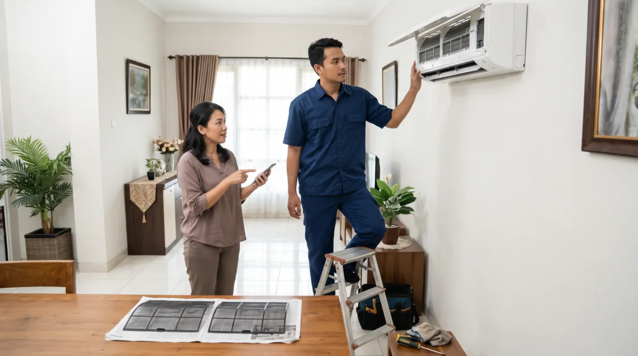 service AC tidak dingin