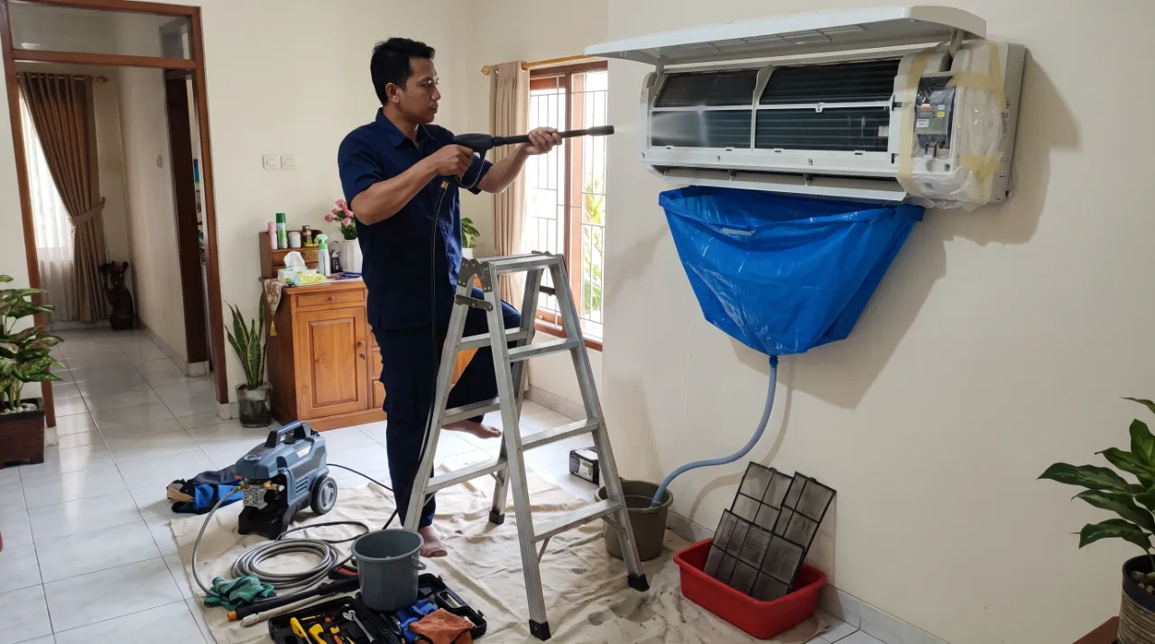 cuci AC berapa bulan sekali