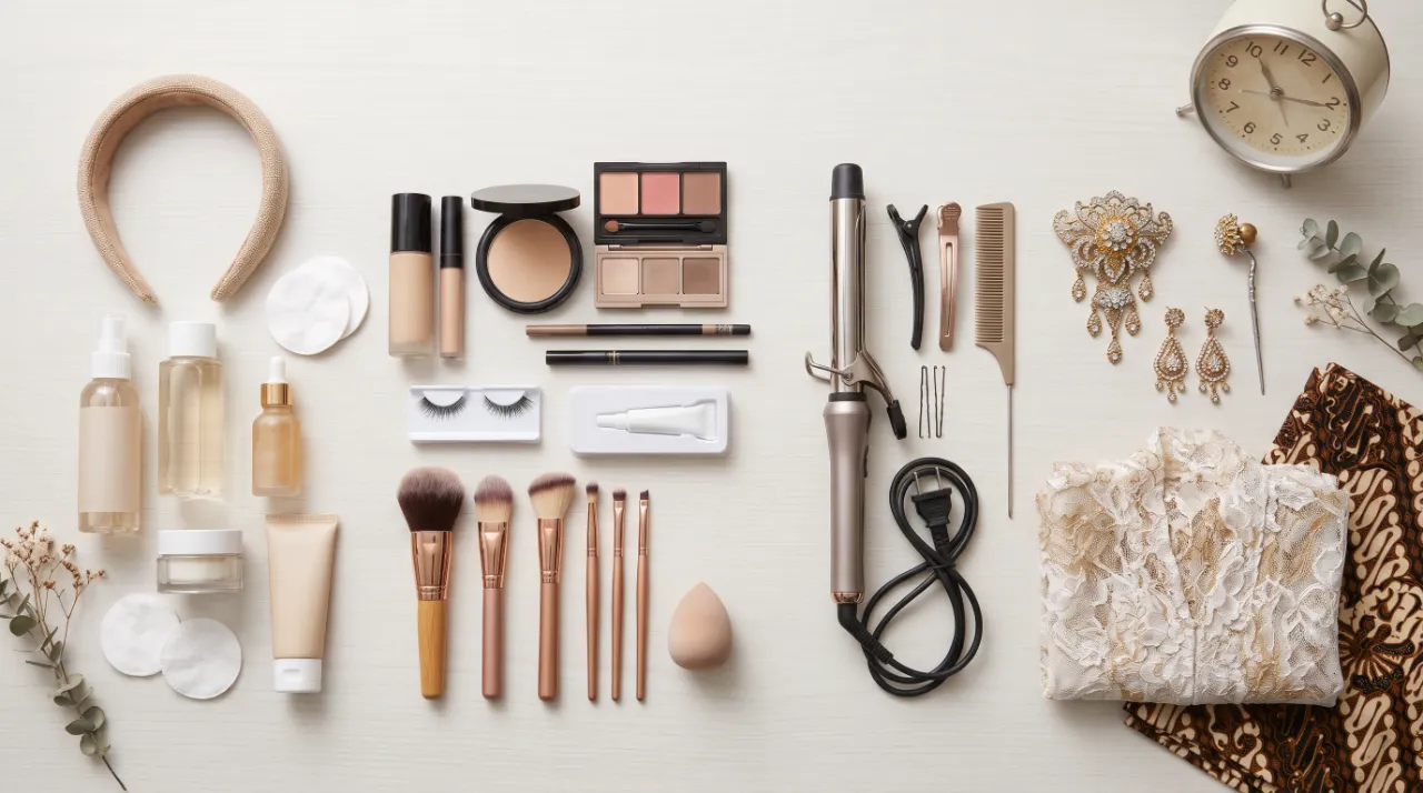 lama makeup wisuda dan hairdo