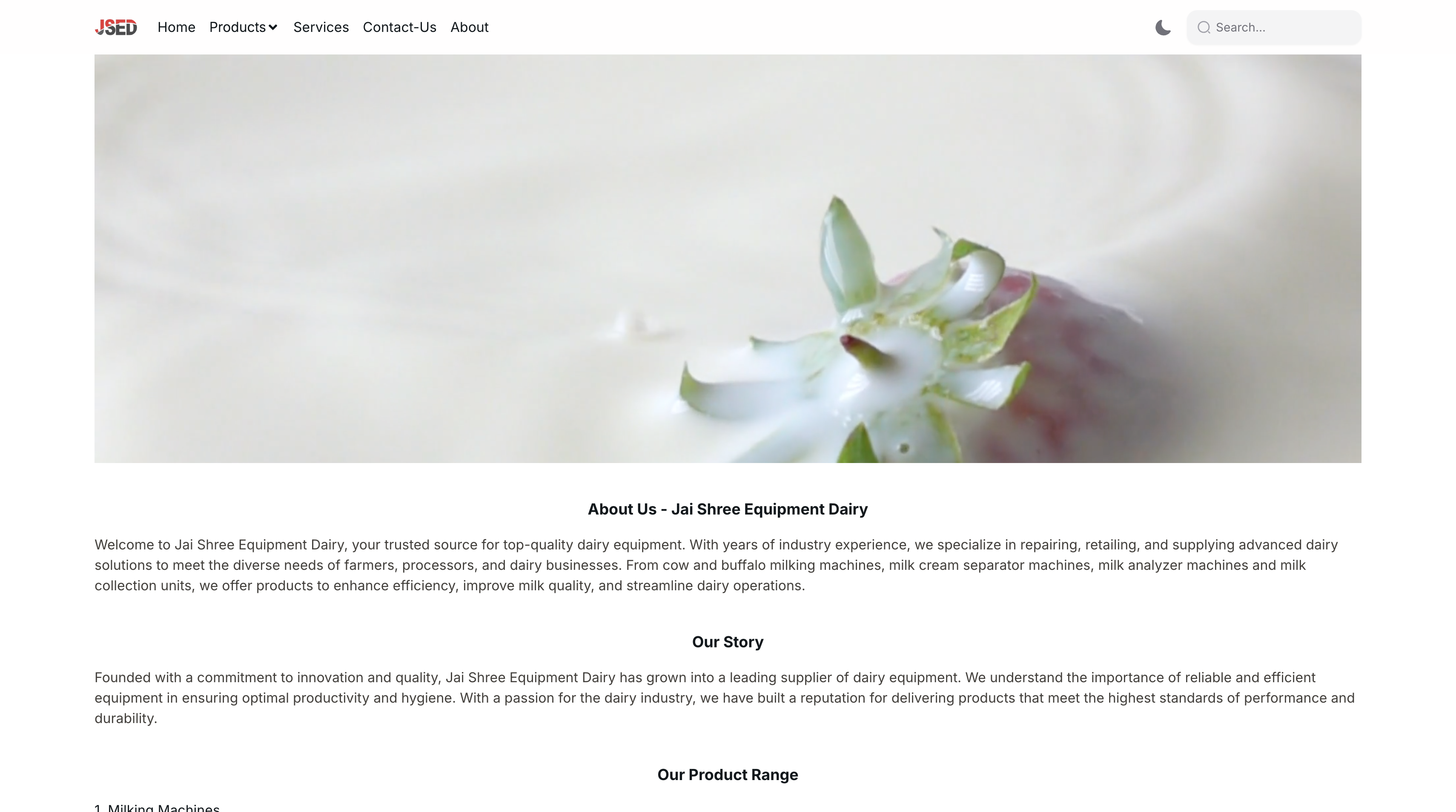 About - Jai Shree Equipment Dairy