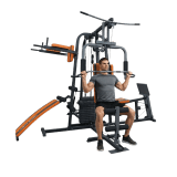 LiveUp LS1032 4 Station Multi Gym – Four Station Home Gym Strength Training Machine thumbnail 2