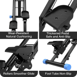 Foldable Stair Climber Stepper – Rear Wheel Drive Indoor Fitness Machine thumbnail 6