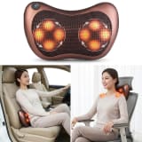 Car & Home Electric Shiatsu Massage Pillow – Neck, Back & Shoulder Massager with Heat Function thumbnail 5