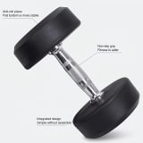 Zeemax Rubber Coated Dumbbells (1kg – 40kg) – Pair thumbnail 5