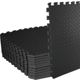 Gym Floor Mats – 4 Interlocking EVA Foam Mats (2 x 2 Feet Each) 12mm to 25mm thumbnail 1