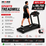 Mass Sports & Fitness PaceMaster X Electric Treadmill – 2HP Motor, Bluetooth Speakers & 120KG Capacity thumbnail 5