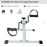 Mini Pedal Exerciser Cycle – Portable Arm & Leg Fitness Machine thumbnail 3