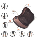 Car & Home Electric Shiatsu Massage Pillow – Neck, Back & Shoulder Massager with Heat Function thumbnail 2