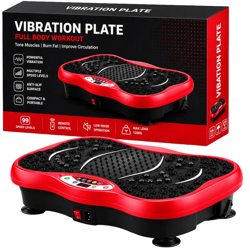 Crazy Fit Massager Plate – Body Vibration Machine for Home Fitness & Weight Loss