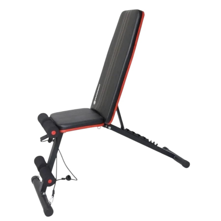 Apex Multifunctional Adjustable Foldable Weight Bench with Resistance Bands
