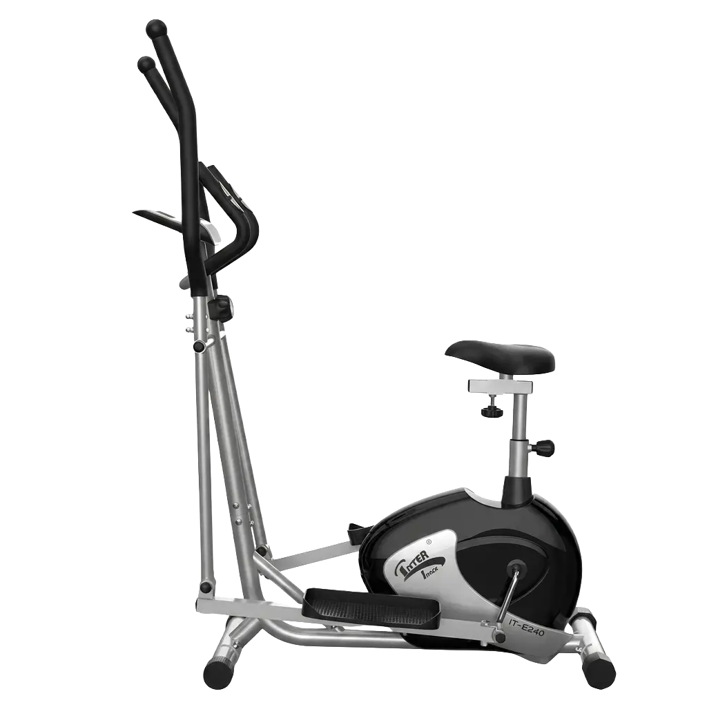 Side profile of the EZ-250 seated elliptical cross trainer