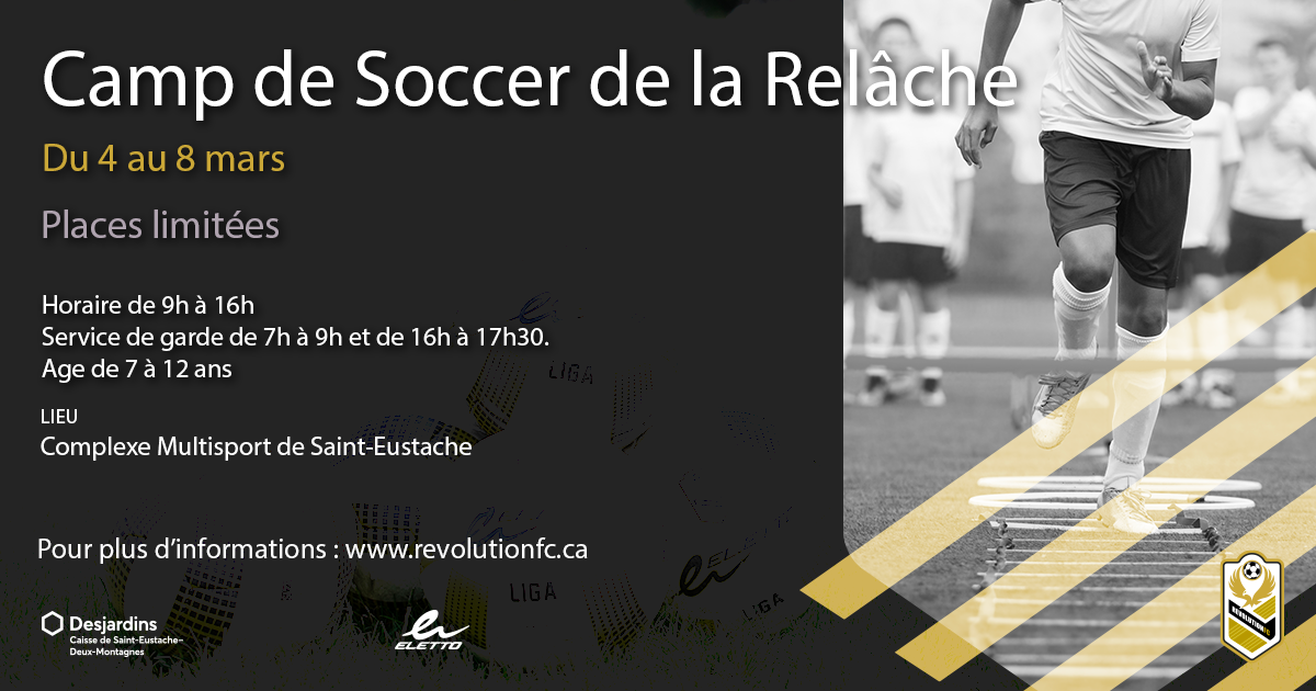Camp de Soccer de la relâche