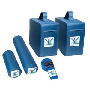 Posture Therapy Essential Foam Kit (2 Foam Blocks, 1 Long and 1 Short Foam Rolls & 1 Belt)