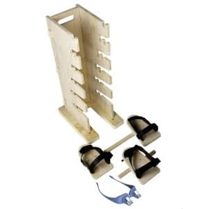 Pain Free-Posture Multi-Positioning Tower & Healing Blue Prism Glasses (Includes Single and Double Pedal) -POSTURE TOWER- Hip Flexor Releaser- Neck, Hip, Lower Back, Knee & Ankle Pain Reducer