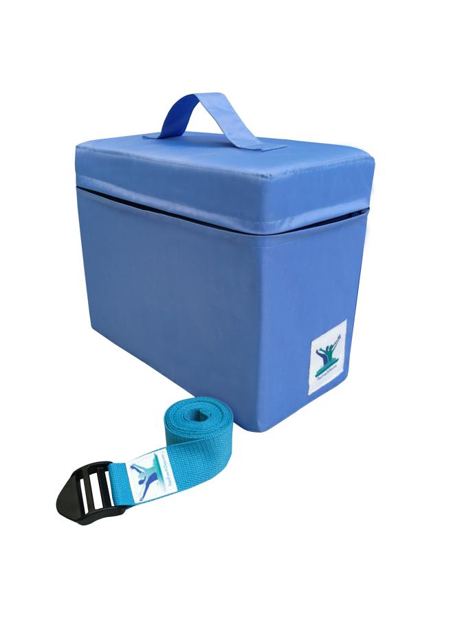 Posture Therapy Small FOAM Block and Blue STRAP/Yoga Belt Bundle - Image 4