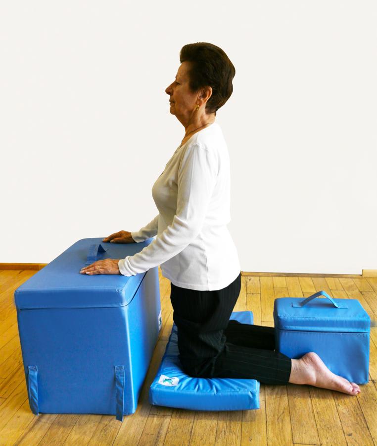 Posture Therapy Small FOAM Block and Blue STRAP/Yoga Belt Bundle - Image 15
