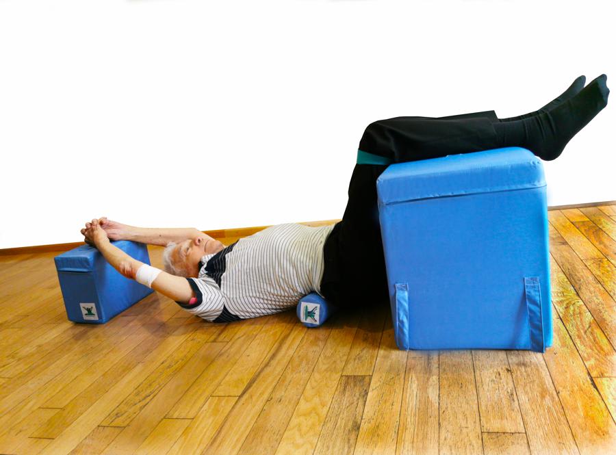 Posture Therapy Small FOAM Block and Blue STRAP/Yoga Belt Bundle - Image 11