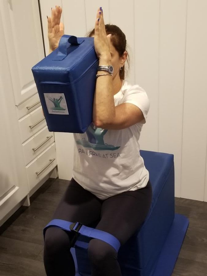 Posture Therapy Small FOAM Block and Blue STRAP/Yoga Belt Bundle - Image 6