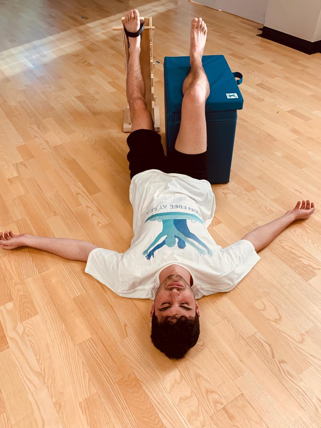 Pain Free-Posture Multi-Positioning Tower & Healing Aqua Prism Glasses (Includes Single and Double Pedal) -POSTURE TOWER- Hip Flexor Releaser- Neck, Hip, Lower Back, Knee & Ankle Pain Reducer - Image 16