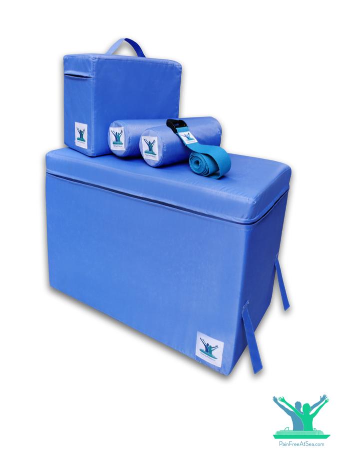 Pain Free-Posture Basic Foam Package (Blocks LARGE & 1 SMALL, ROLLS LONG & SHORT, STRAP/Yoga Belt Bundle) - Image 4