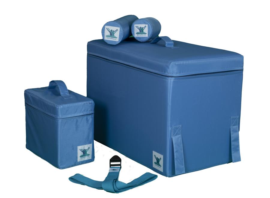 Pain Free-Posture Basic Foam Package (Blocks LARGE & 1 SMALL, ROLLS LONG & SHORT, STRAP/Yoga Belt Bundle) - Image 3