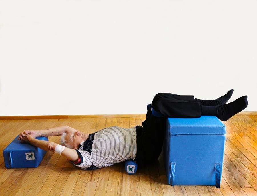 Posture Therapy SINGLE Blue STRAP/YOGA BELT - Image 5