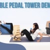 Pain Free-Posture Multi-Positioning Tower & Healing Aqua Prism Glasses (Includes Single and Double Pedal) -POSTURE TOWER- Hip Flexor Releaser- Neck, Hip, Lower Back, Knee & Ankle Pain Reducer - Image 4