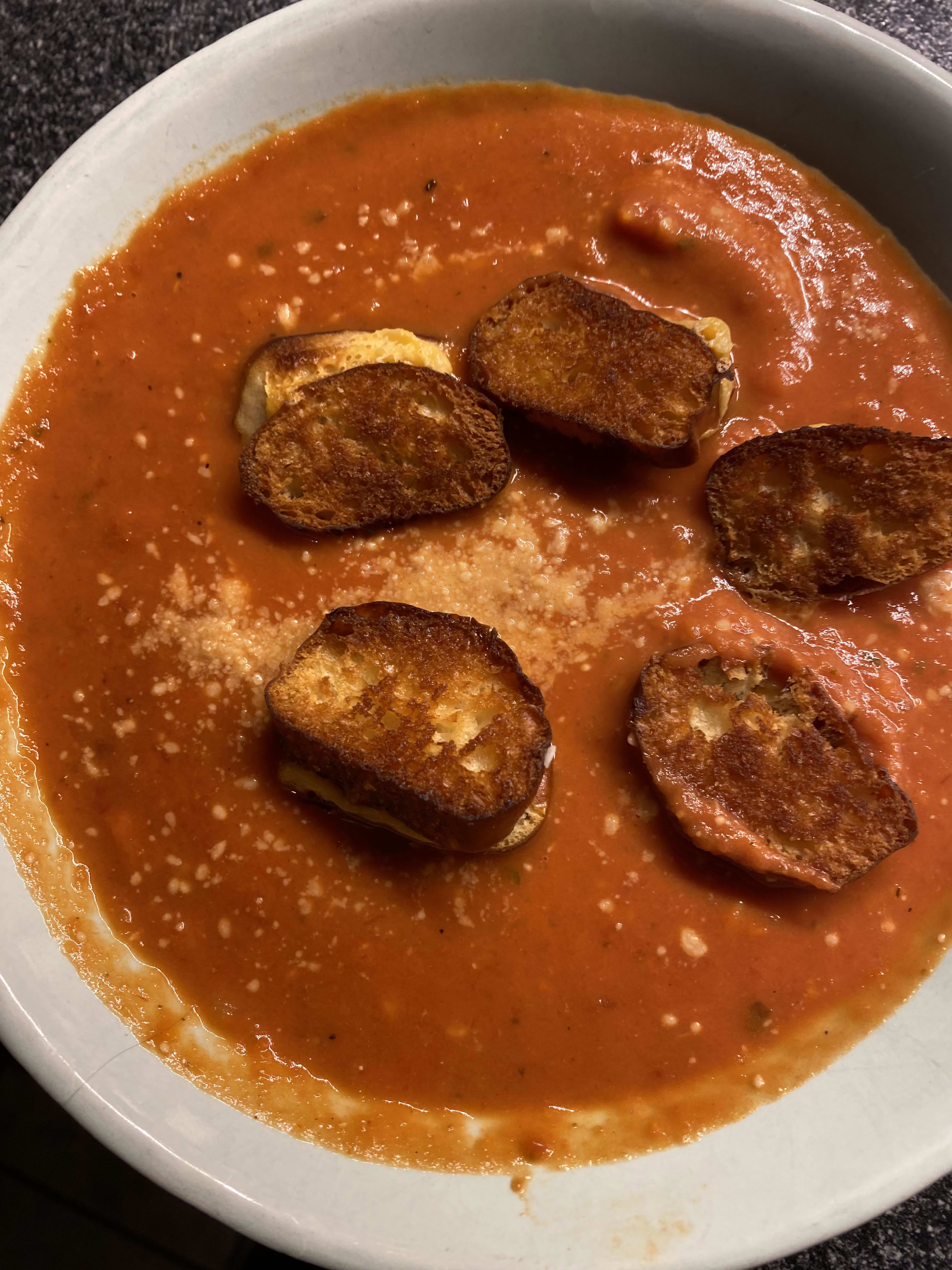 It's a picture of Jolene's Tomato Soup