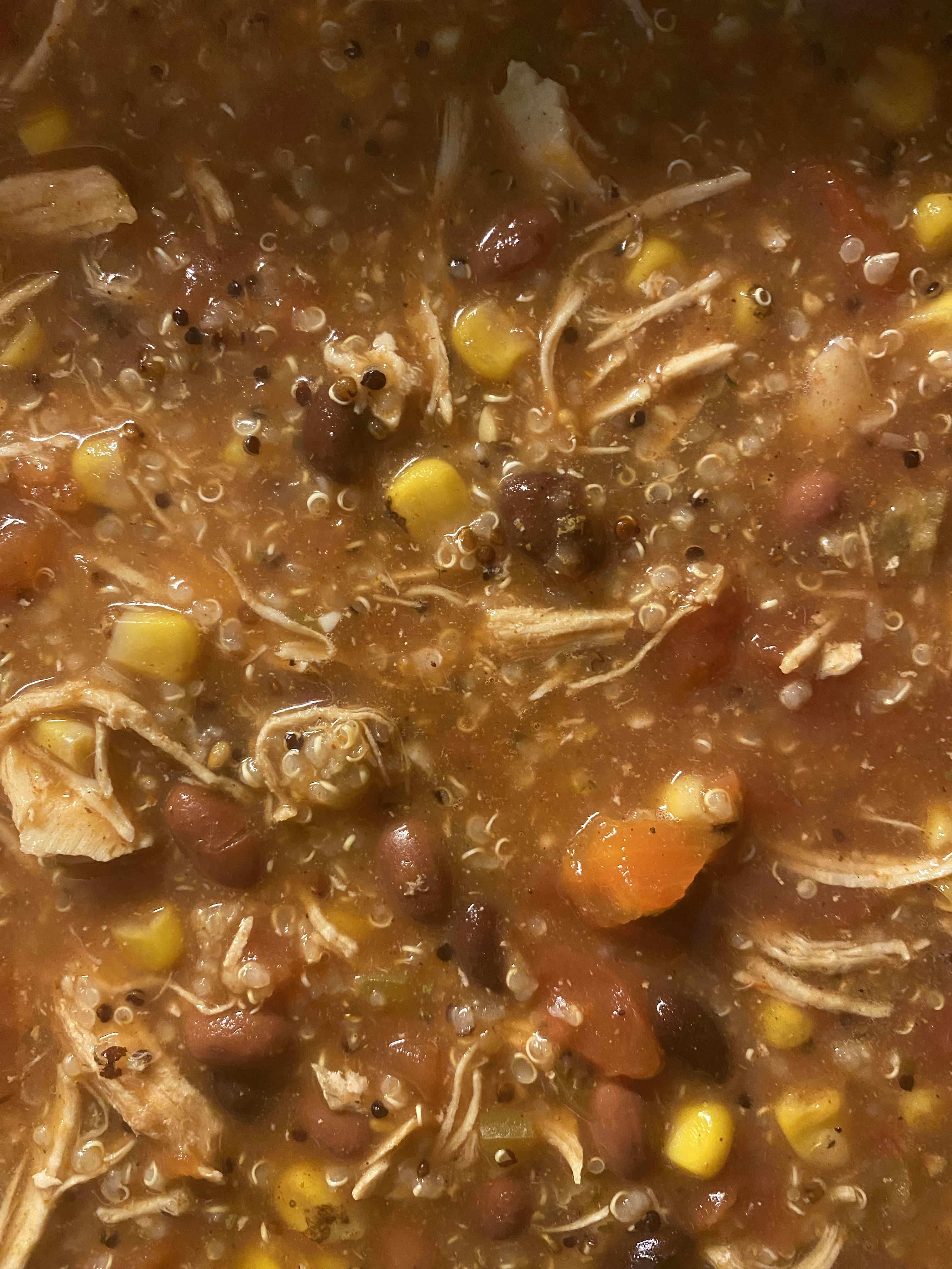 It's a picture of Jolene's Chicken Chili