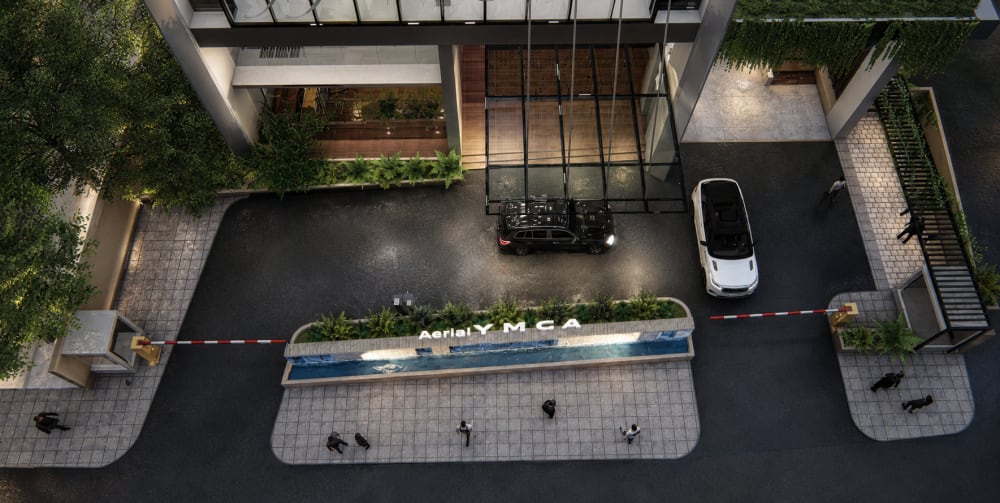 Aerial YMCA — view 5