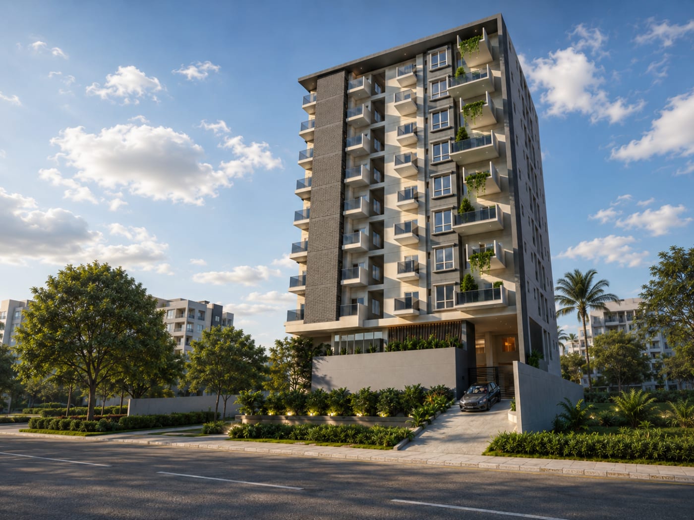 Aerial Ixora exterior