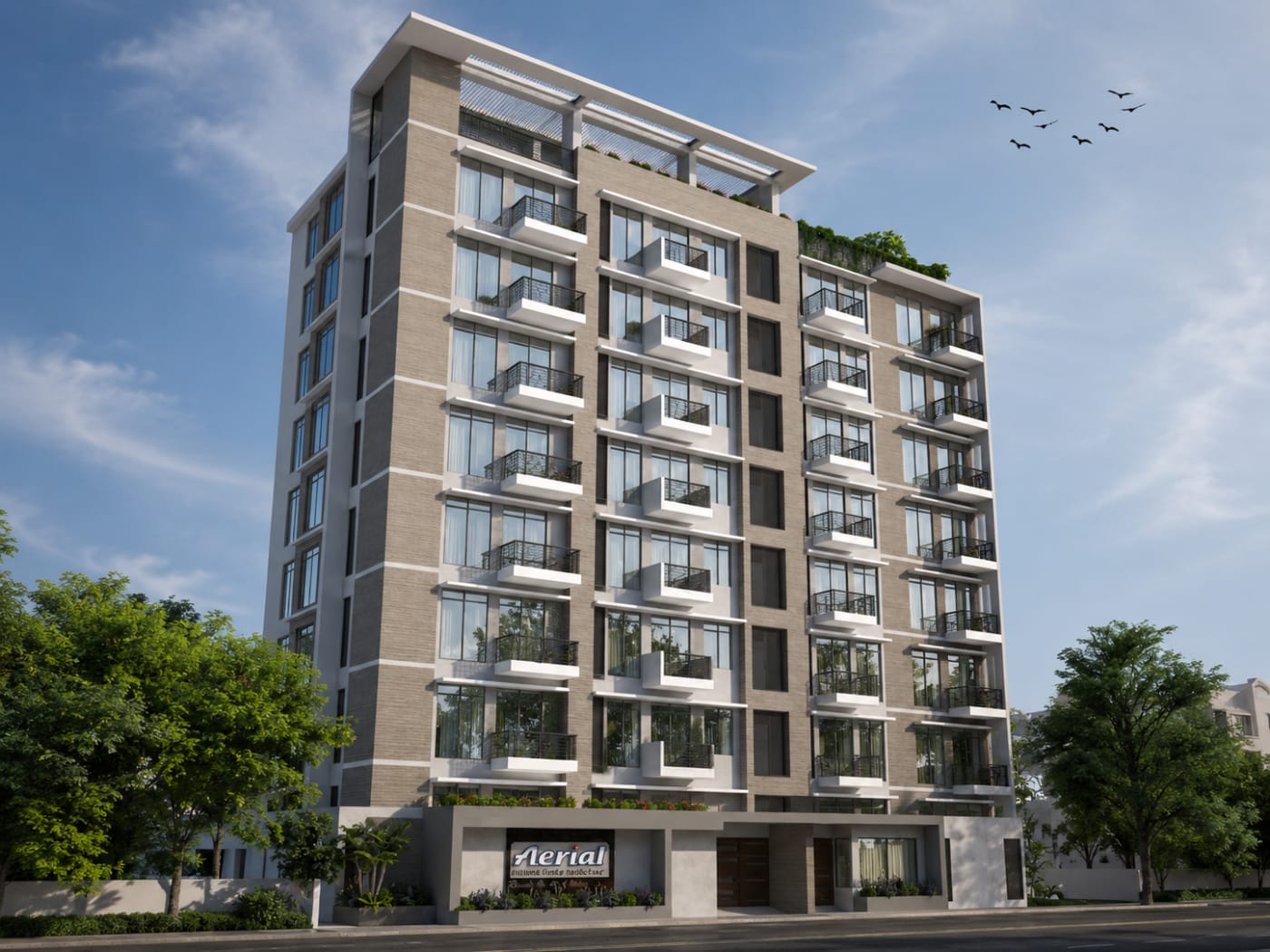 Aerial Noor, Kaji Najrul Islam Road, Saderghat, Ctg