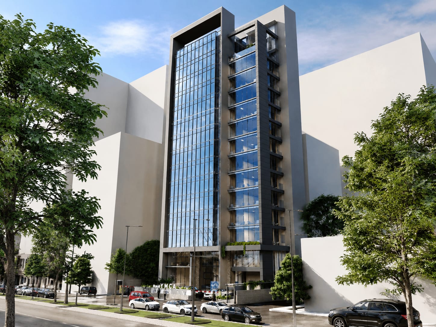 Aerial YMCA — CDA Avenue, GEC Circle-Ctg.