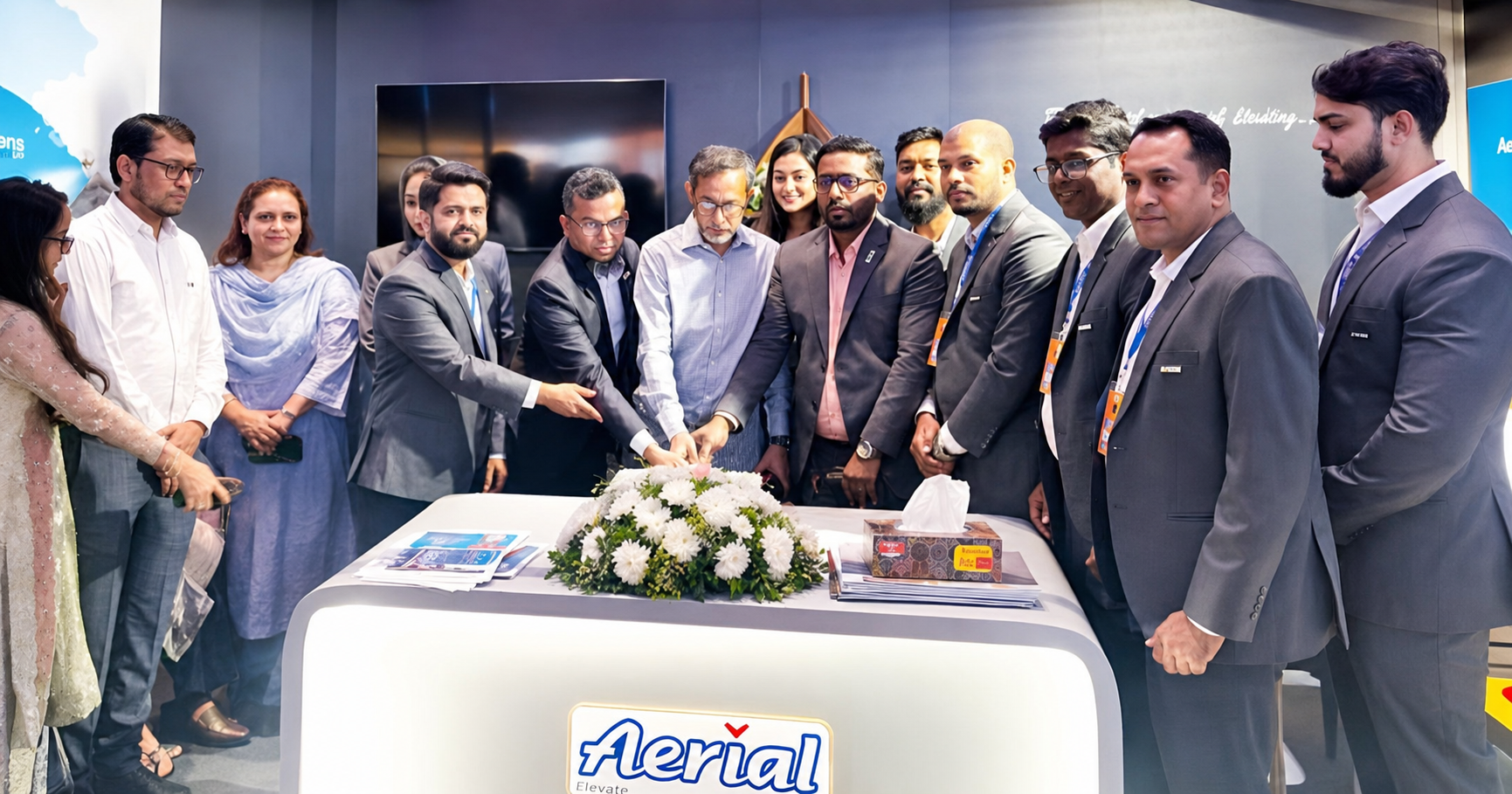 Aerial Properties at REHAB Fair with five projects