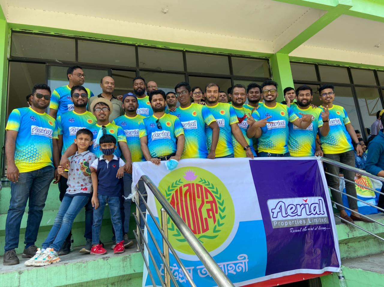 Aerial Properties Ltd Sponsors Abahani's Championship Victory at CJKS Premier Cricket League 2022–2023 photo 1